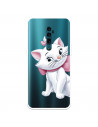 Funda para Oppo Reno 10 X Zoom Oficial de Disney Marie Silueta - Los Aristogatos