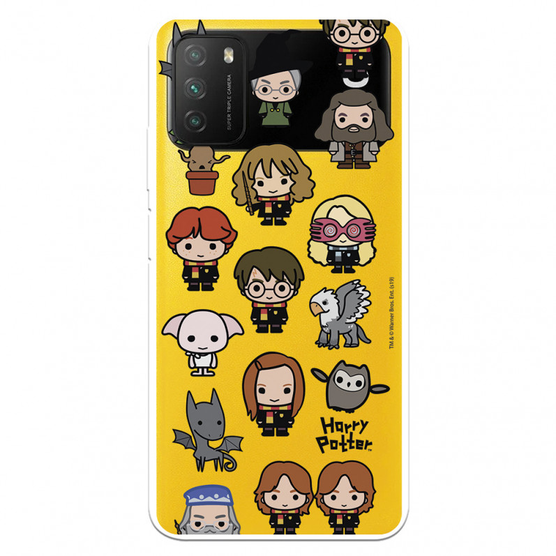 Funda para Xiaomi Poco M3 Oficial de Harry Potter Personajes Iconos - Harry Potter