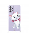 Funda para Samsung Galaxy A72 5G Oficial de Disney Marie Silueta - Los Aristogatos