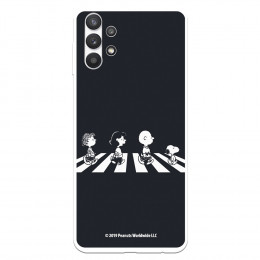 Funda para Samsung Galaxy A32 5G Oficial de Peanuts Personajes Beatles - Snoopy