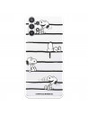 Funda para Samsung Galaxy A32 5G Oficial de Peanuts Snoopy rayas - Snoopy