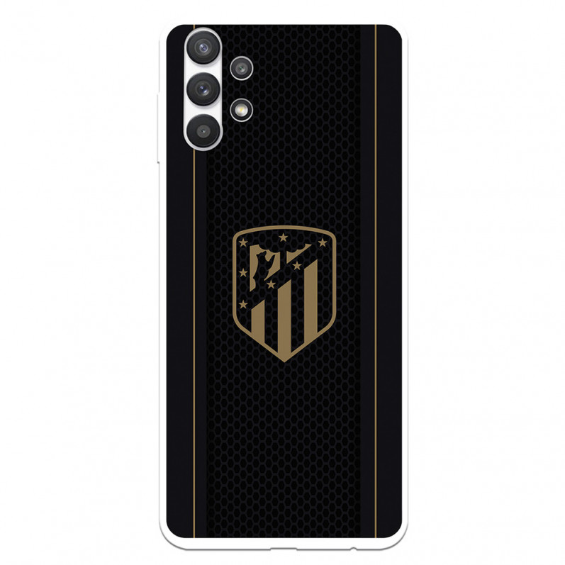 Případ pro Samsung Galaxy A32 5G atleti Golden Shield Black Background - Oficiální licence Atletico de Madrid