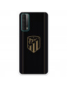 Huawei Pouzdro pro P Smart 2021 Atleti Gold Shield Black Background - Atletico de Madrid Official Licence