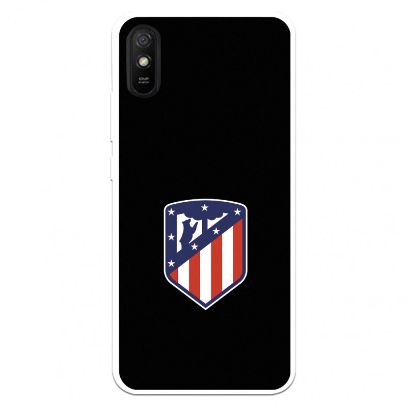 Xiaomi Pouzdro pro Redmi 9AT Atleti Shield Black Background - oficiální licence Atletico de Madrid