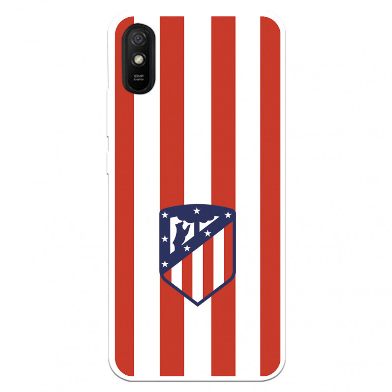 Xiaomi Atleti Redmi 9AT Atleti Red and White Shield Case for - Oficiální licence Atletico de Madrid