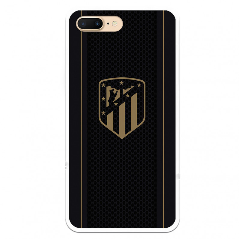 Případ pro iPhone 8 Plus atleti Golden Shield Black Background - Oficiální licence Atletico de Madrid