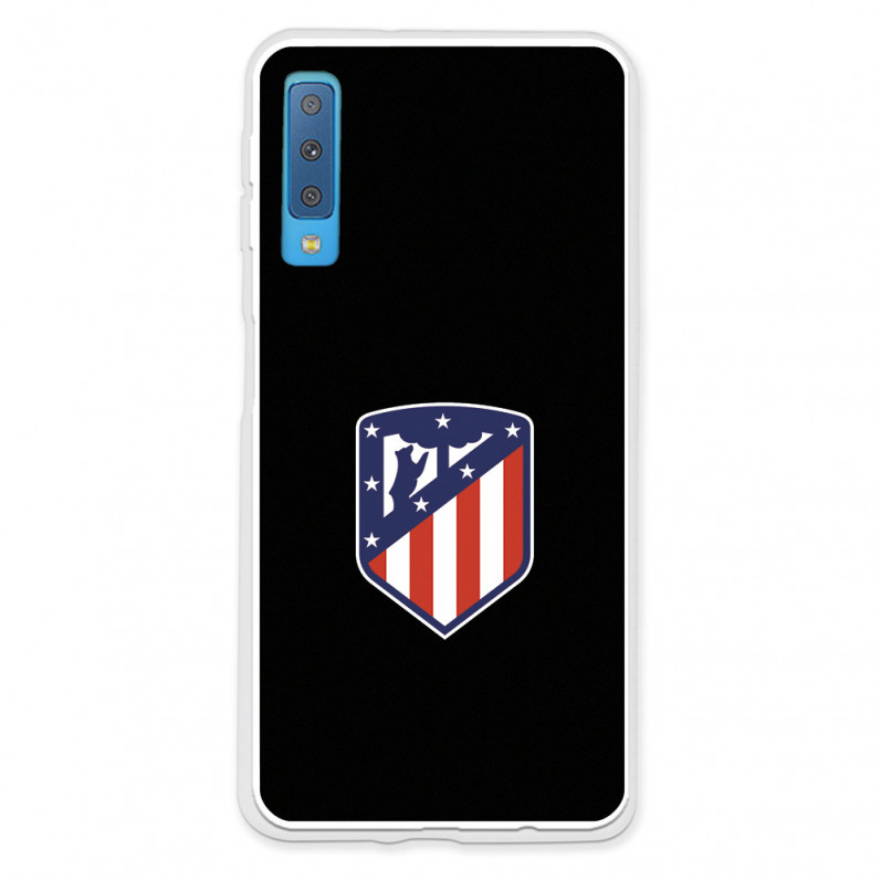 Případ pro Samsung Galaxy A7 2018 atleti Shield Black Background - Oficiální licence Atletico de Madrid