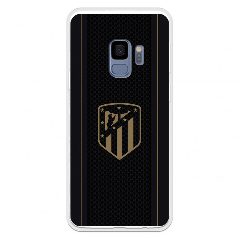 Případ pro Samsung Galaxy S9 atleti Golden Shield Black Background - Oficiální licence Atletico de Madrid