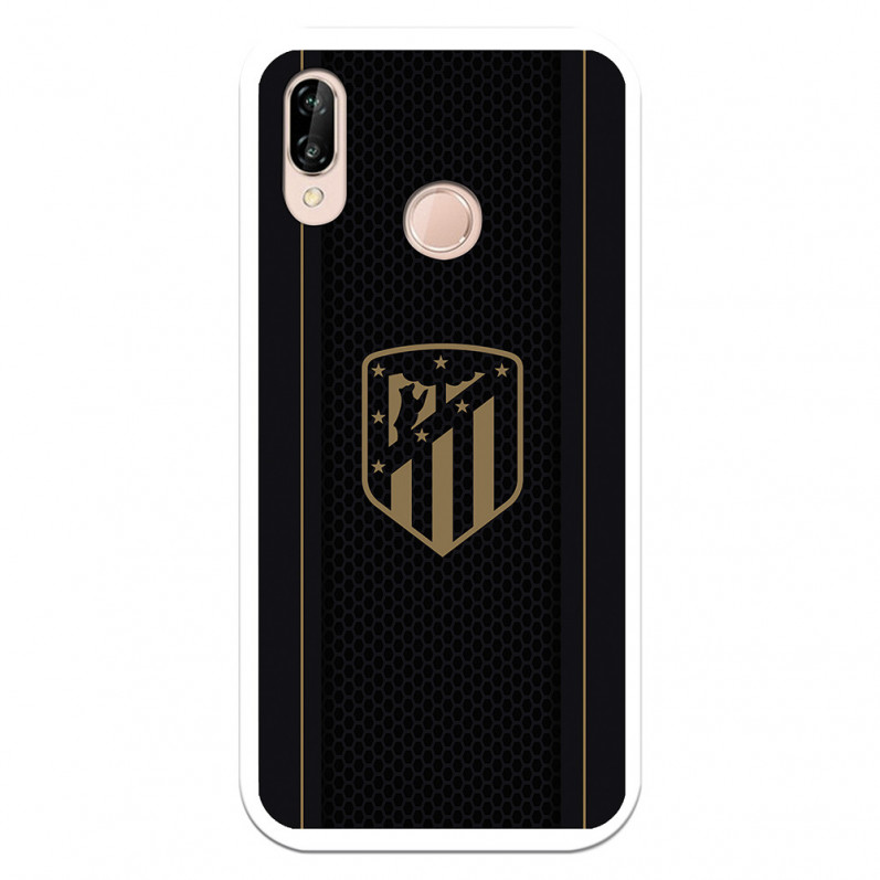 Huawei Pouzdro pro P20 Lite Atleti Gold Shield Black Background - oficiální licence Atletico de Madrid