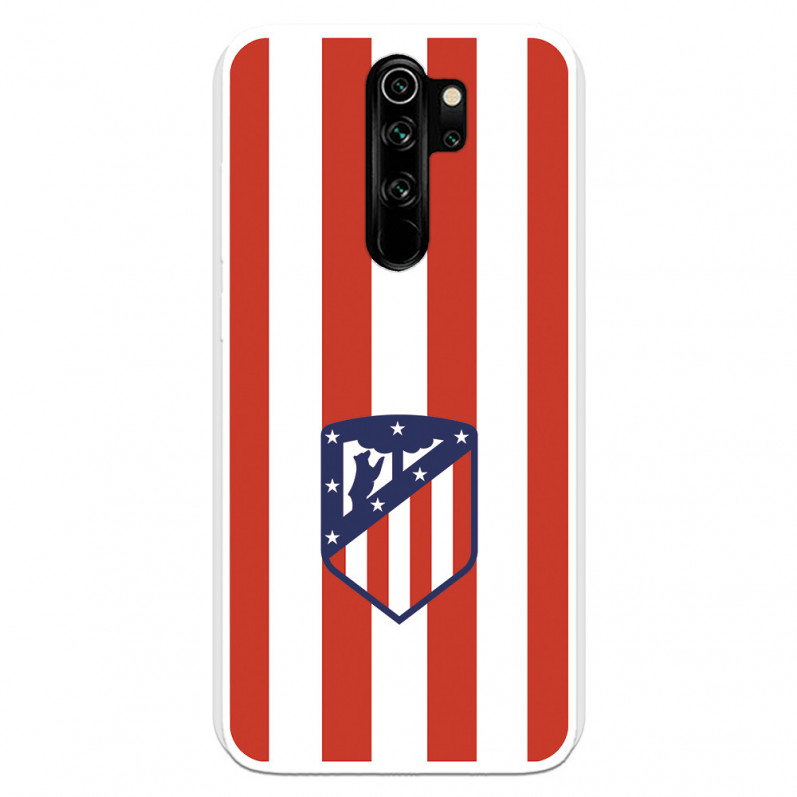 Xiaomi Červenobílé pouzdro Atleti Shield pro Redmi Note 8 Pro - oficiální licence Atletico de Madrid