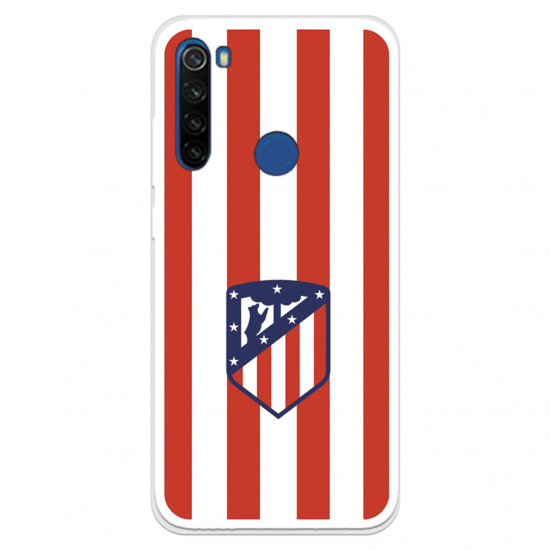 Xiaomi Červenobílé pouzdro Atleti Shield pro Redmi Note 8T - oficiální licence Atletico de Madrid