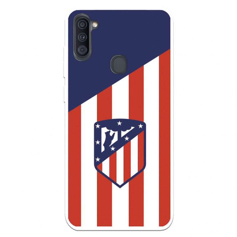 Případ pro Samsung Galaxy A11 atleti Atletico Background Shield - Oficiální licence Atlético de Madrid