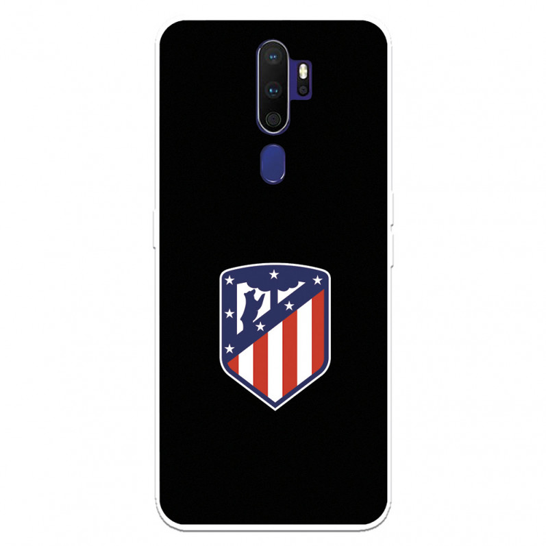 Oppo Pouzdro pro A9 2020 Atleti Shield Black Background - Atletico de Madrid Official License