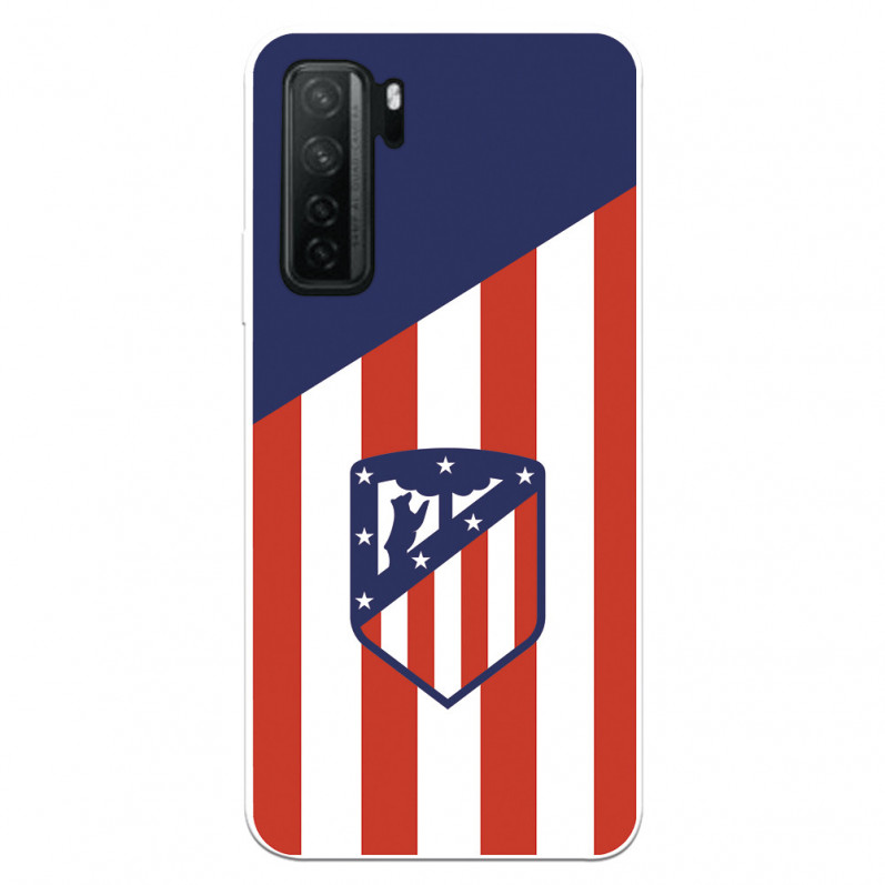 Huawei Pouzdro pro P40 Lite 5G Atletico Shield Atletico Background - Oficiální licence Atletico de Madrid