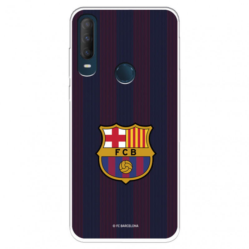 Alcatel Pouzdro Barcelona Blue Stripes pro 1S 2020 - Oficiální licence FC Barcelona