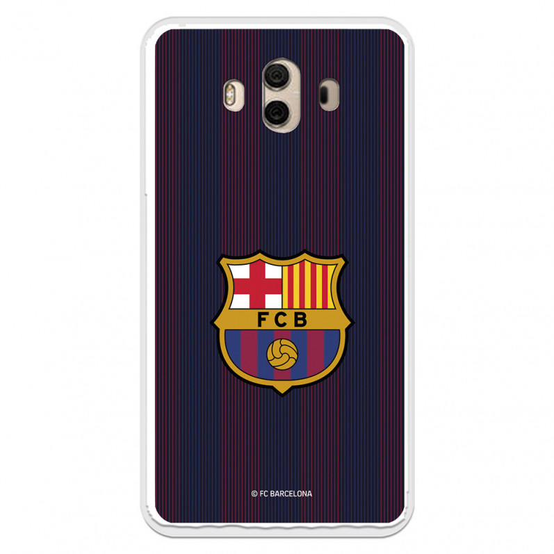 Huawei Pouzdro pro Mate 10 Barcelona Blaugrana Stripes - Oficiální licence FC Barcelona