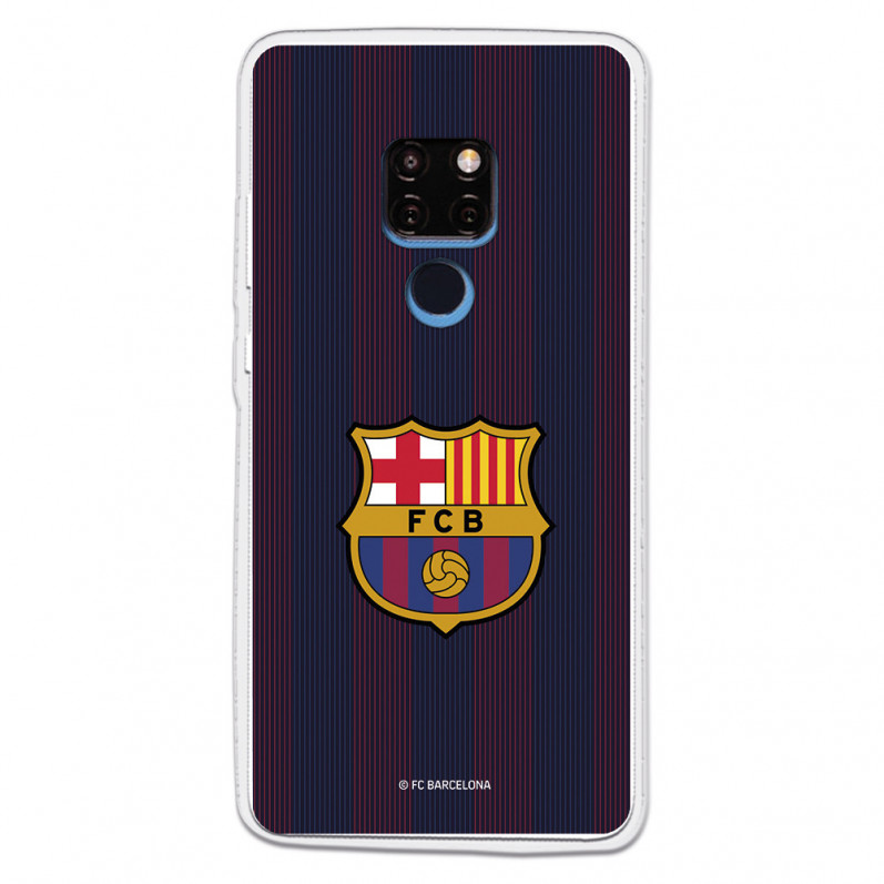 Huawei Pouzdro pro Mate 20 Barcelona Blaugrana Stripes - Oficiální licence FC Barcelona