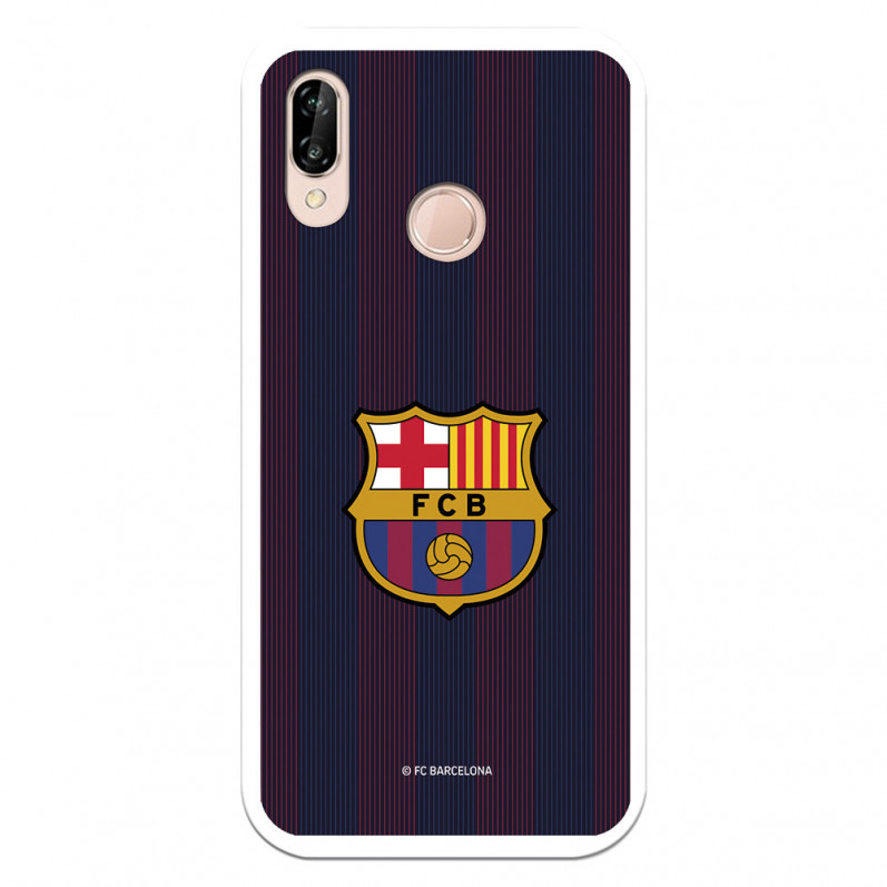 Huawei Pouzdro Barcelona P20 Lite pro Barcelona Blaugrana Stripes - oficiální licence FC Barcelona