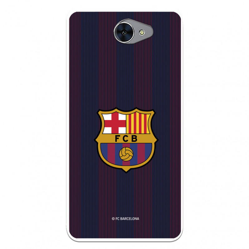 Huawei Barcelona Y7 Blaugrana Stripes Case for - Oficiální licence FC Barcelona