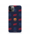 Kryt pro iPhone 11 Pro erb Barcelony Červený a modrý vzor - oficiální licence FC Barcelona