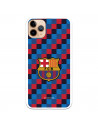 Případ pro iPhone 11 Pro Max barcelona Shield Plaid Background - oficiální licence FC Barcelona