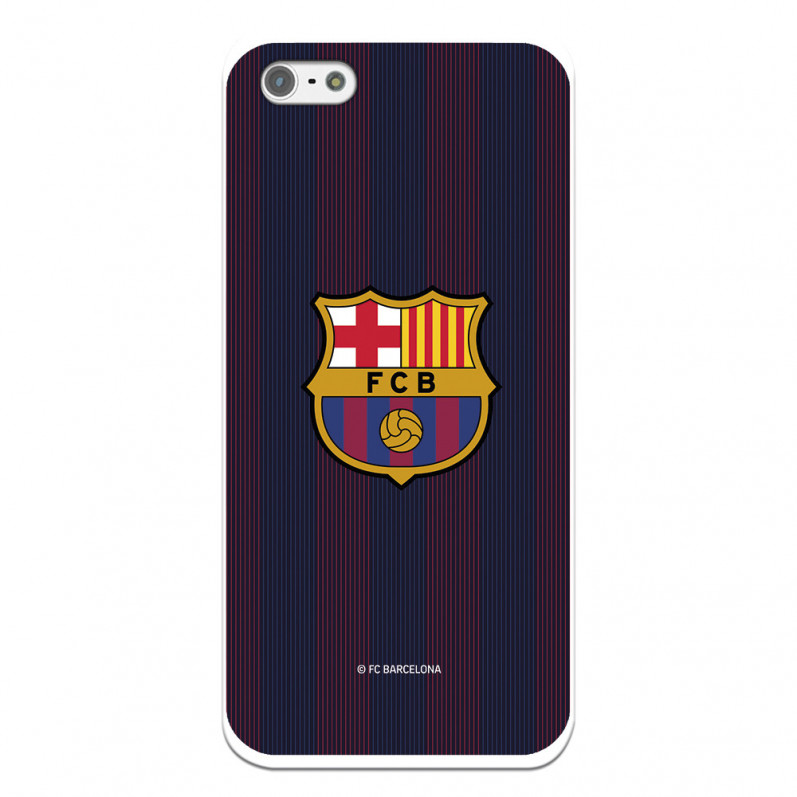 iPhone 5 Barcelona Blaugrana Stripes Cover for - Oficiální licence FC Barcelona