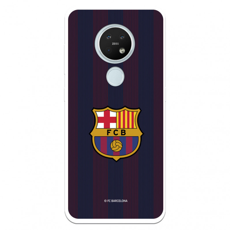 Nokia Barcelona 7.2 Barcelona Blaugrana Stripes Case for - Oficiální licence FC Barcelona