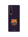 Oppo Pouzdro Barcelona Barcelona Blue Stripes pro Find X2 Pro - oficiální licence FC Barcelona