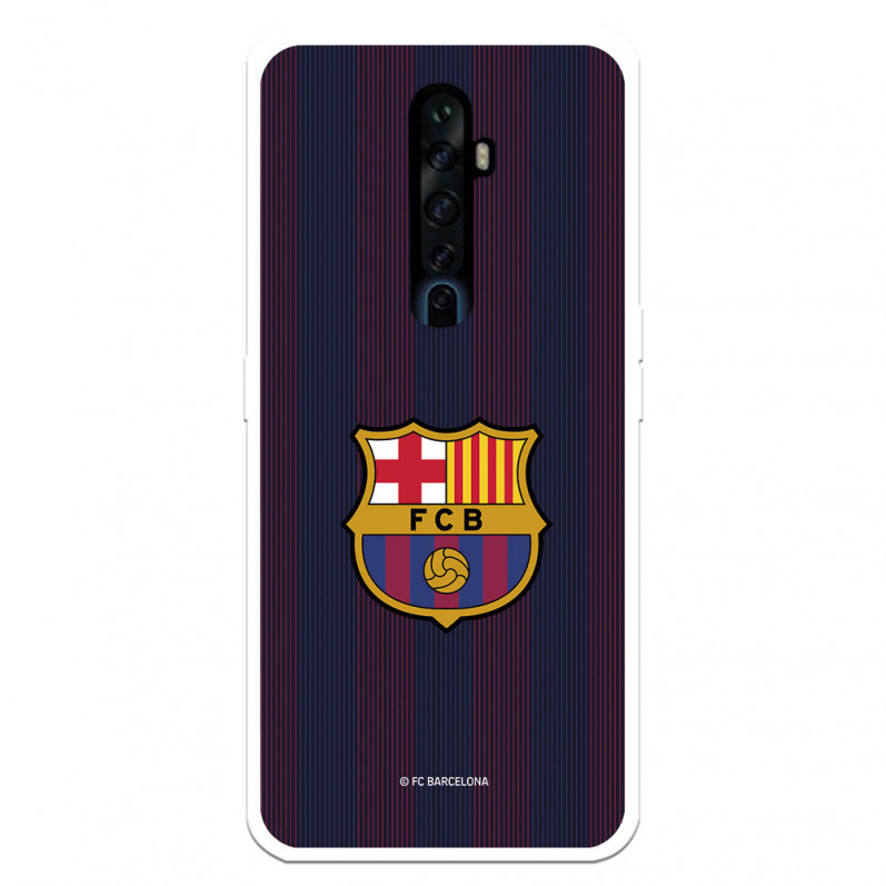 Oppo Obal na Barcelona Reno 2Z Blaugrana Stripes - Oficiální licence FC Barcelona