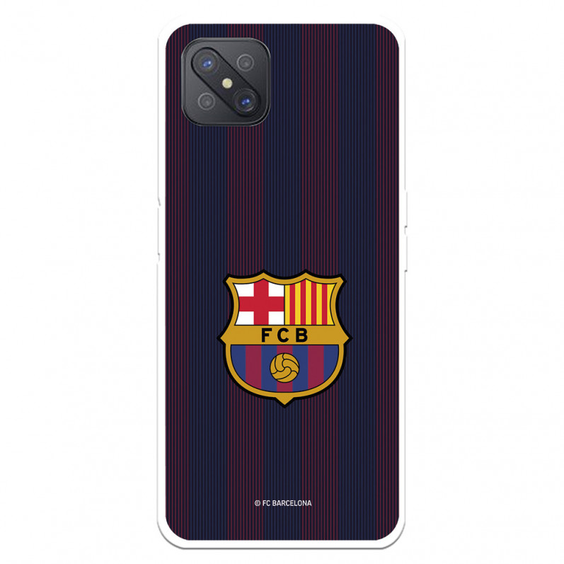 Oppo Obal na Barcelona Reno 4Z Blaugrana Stripes - Oficiální licence FC Barcelona