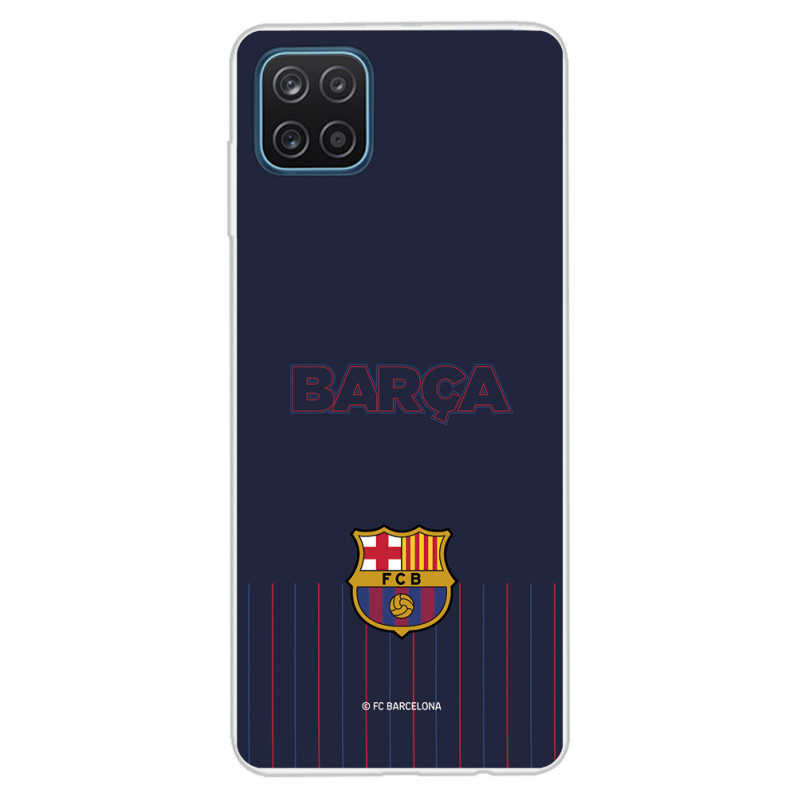 Kryt pro Samsung Galaxy A12 barcelona Barsa Blue Background - Oficiální licence FC Barcelona