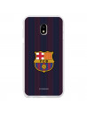 Kryt pro Samsung Galaxy J3 2017 Barcelona European Blaugrana Stripes - Oficiální licence FC Barcelona