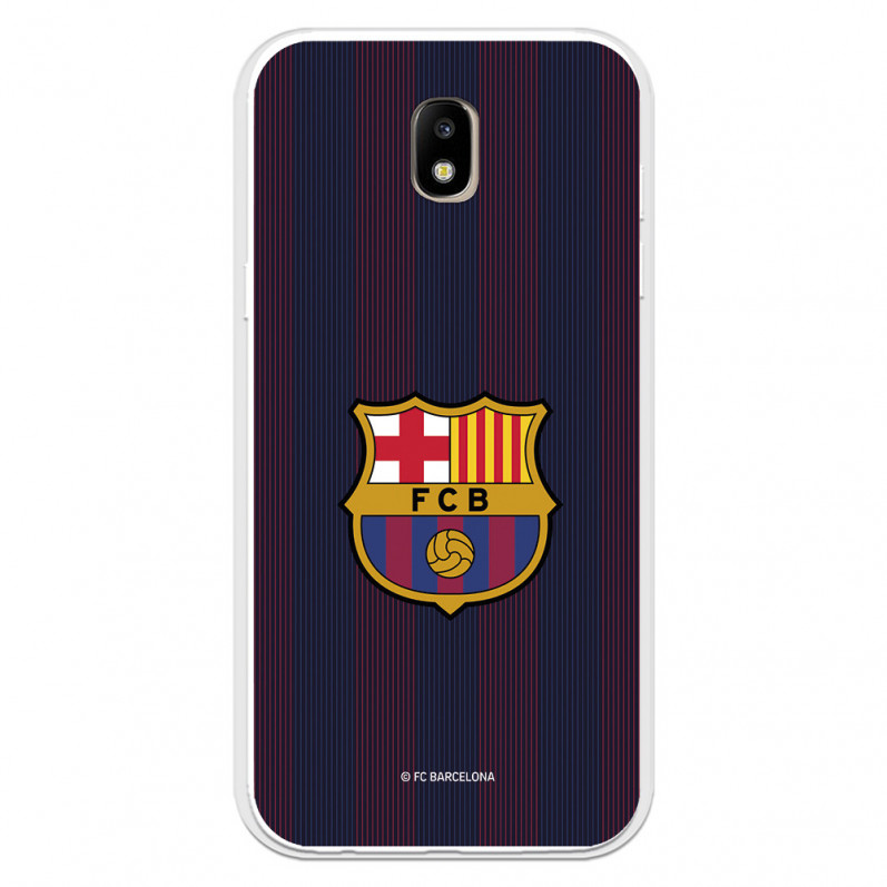 Kryt pro Samsung Galaxy J5 2017 Barcelona European Blaugrana Stripes - Oficiální licence FC Barcelona