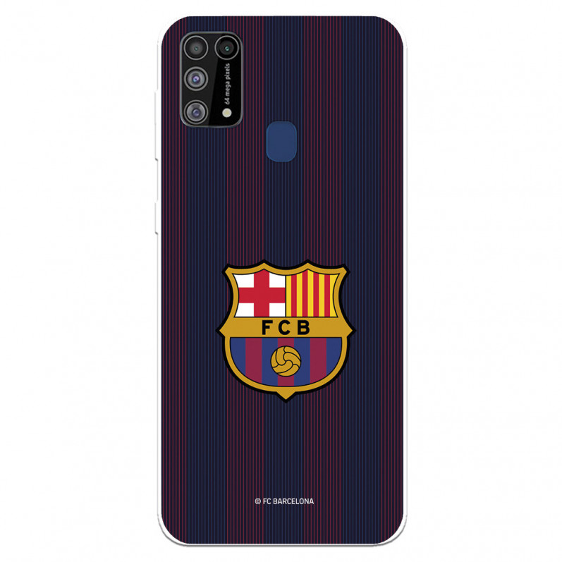 Kryt pro Samsung Galaxy M31 barcelona Blaugrana Stripes - Oficiální licence FC Barcelona