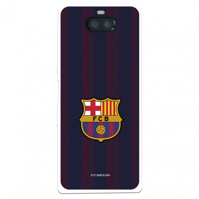 Sony Barcelona Xperia 10 Plus Case for Barcelona Blaugrana Stripes - Oficiální licence FC Barcelona