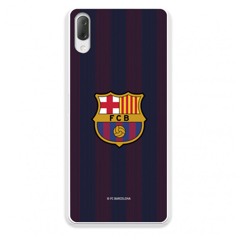 Sony Barcelona Xperia L3 Pouzdro pro Barcelona Xperia L3 Blaugrana Stripes - oficiální licence FC Barcelona