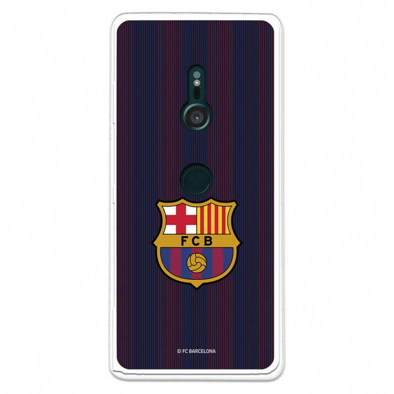 Sony Barcelona Xperia XZ3 Barcelona Blaugrana Stripes Case for - Oficiální licence FC Barcelona