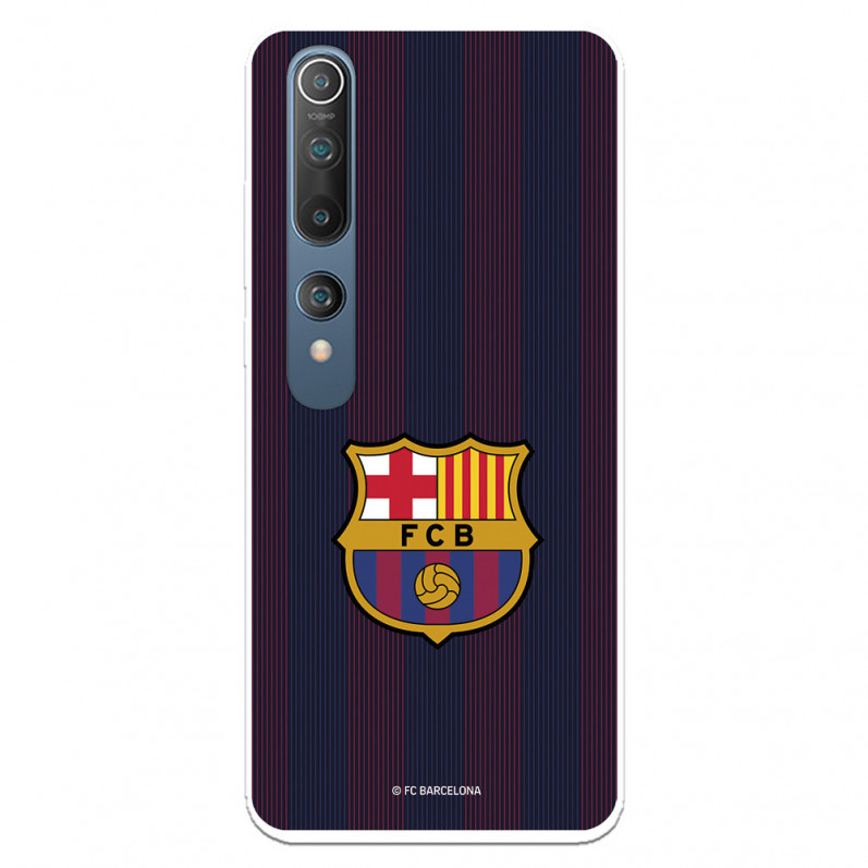 Xiaomi Pouzdro pro Mi 10 Pro Barcelona Blaugrana Stripes - oficiální licence FC Barcelona