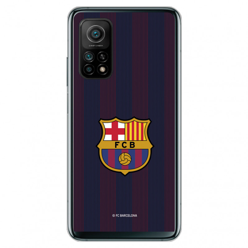 Xiaomi Barcelona Mi 10T Pro Case for Barcelona Blaugrana Stripes - Oficiální licence FC Barcelona