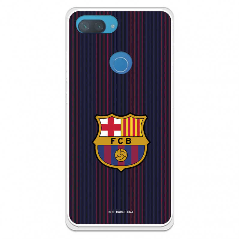 Xiaomi Pouzdro pro Mi 8 Lite Barcelona Blaugrana Stripes - oficiální licence FC Barcelona