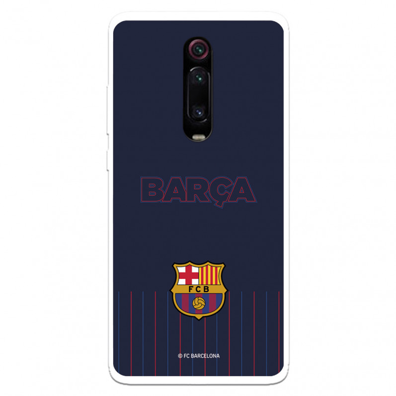 Xiaomi Pouzdro Barcelona Barsa Blue Background pro Mi 9T - oficiální licence FC Barcelona