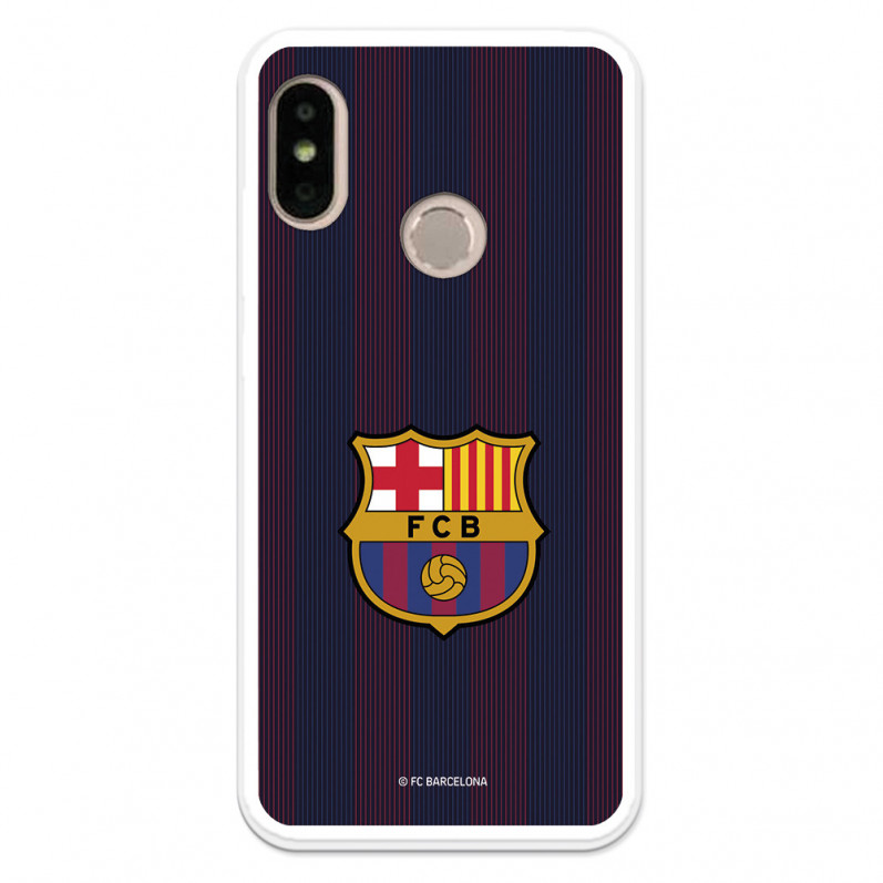 Xiaomi Barcelona Mi A2 Lite Case for Barcelona Blaugrana Stripes - Oficiální licence FC Barcelona