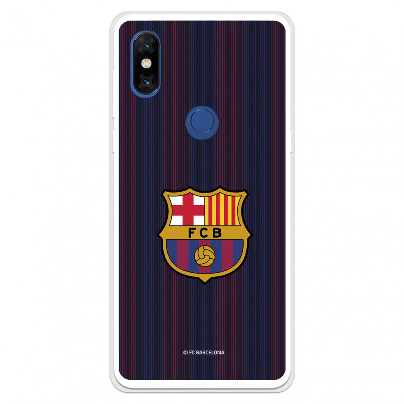 Xiaomi Pouzdro pro Mi Mix 3 Barcelona Blaugrana Stripes - oficiální licence FC Barcelona