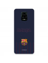 Xiaomi Barcelona Barsa Blue Background Pouzdro pro Redmi Note 9S - Oficiální licence FC Barcelona