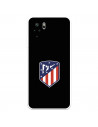 Funda para Xiaomi Redmi Note 10 del Atleti Escudo Fondo Negro - Licencia Oficial Atlético de Madrid