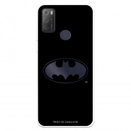 Funda para Alcatel 1S 2021 Oficial de DC Comics Batman Logo Transparente - DC Comics