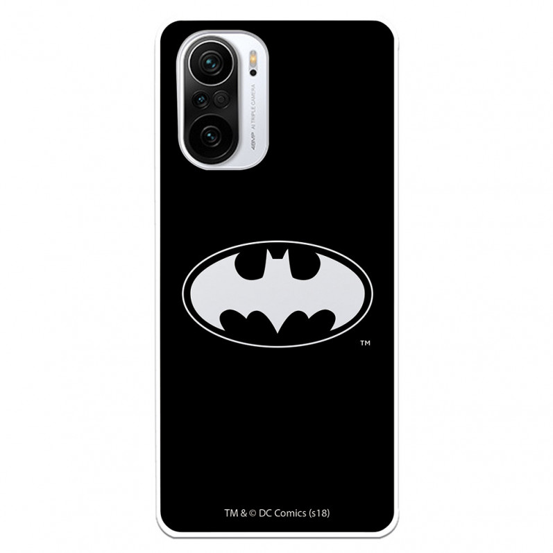 Funda para Xiaomi Poco F3 Oficial de DC Comics Batman Logo Transparente - DC Comics