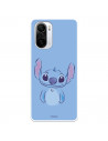 Funda para Xiaomi Poco F3 Oficial de Disney Stitch Azul - Lilo & Stitch