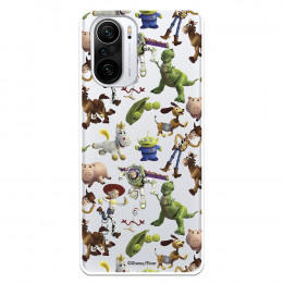 Funda para Xiaomi Poco F3 Oficial de Disney Muñecos Toy Story Siluetas - Toy Story