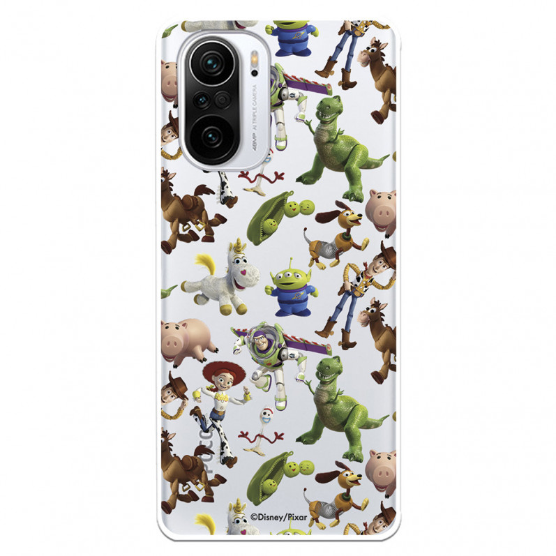 Funda para Xiaomi Poco F3 Oficial de Disney Muñecos Toy Story Siluetas - Toy Story